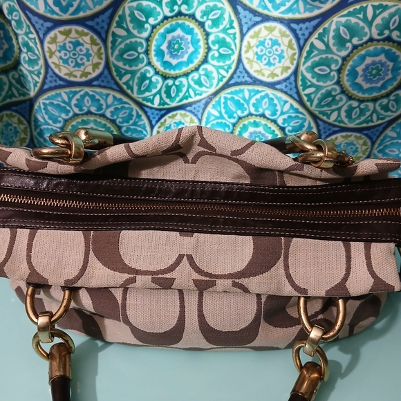 Coach Shoulder Bag - Kristin with Signature Monogram - Picture 9 of 13